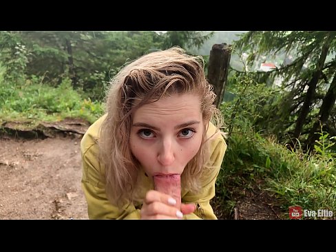 ❤️ Dívka polyká sperma po veřejném orálu - Eva Elfi ️ Šukání u nás ❤